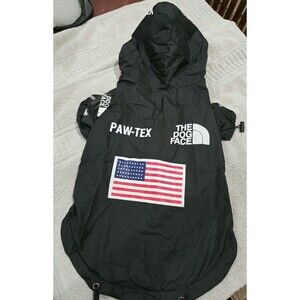 The Dog Face Pupreme Rain Jacket Coat Dog North Face Paw-Tex